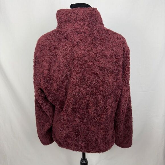 Pendleton Red Teddy Sherpa Full Zip Jacket - Women’s M - Picture 6 of 10
